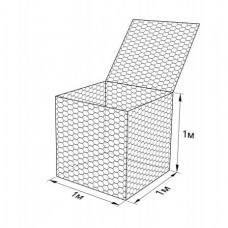 Габион ГСИ-К-1,0х1,0х1,0-С60-2,4-Ц
