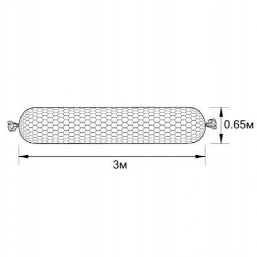 Габион ГСИ-Ц-3,0х0,65-С80-3,0-ЦАММ