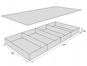 Габион ГСИ-М-4,0х2,0х0,3-С60-2,4-Ц
