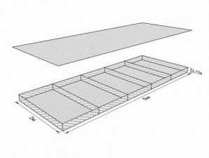 Габион ГСИ-М-5,0х2,0х0,17-С60-2,4-Ц